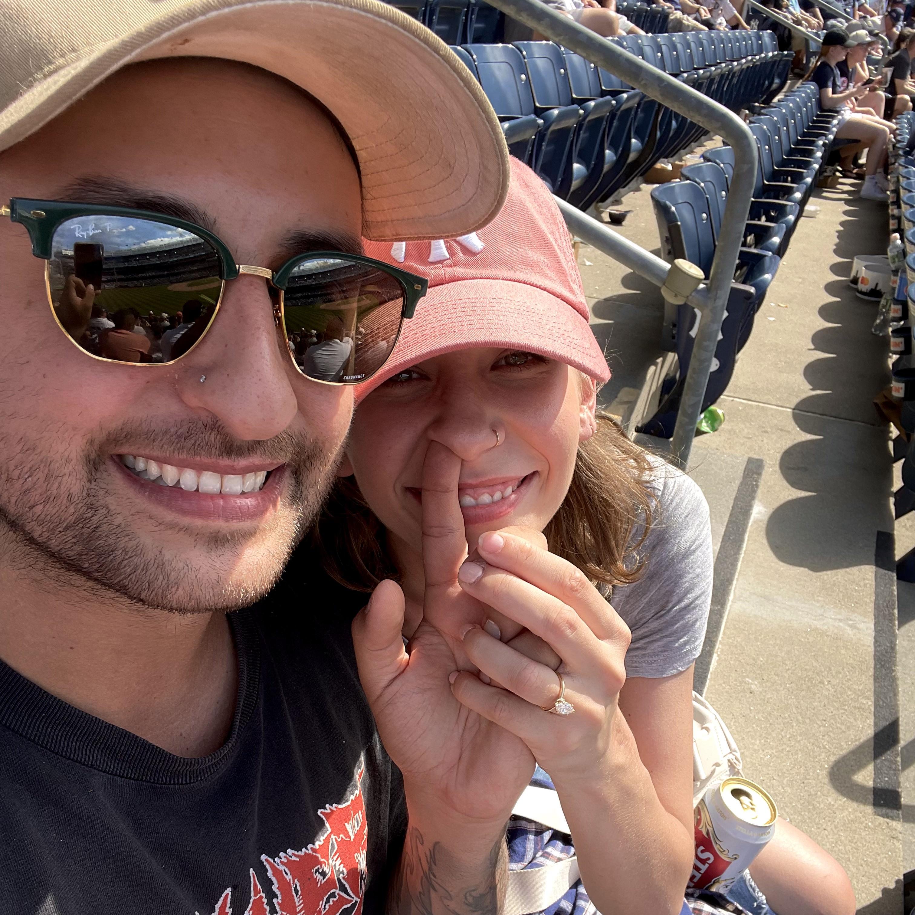 The day we got engaged!