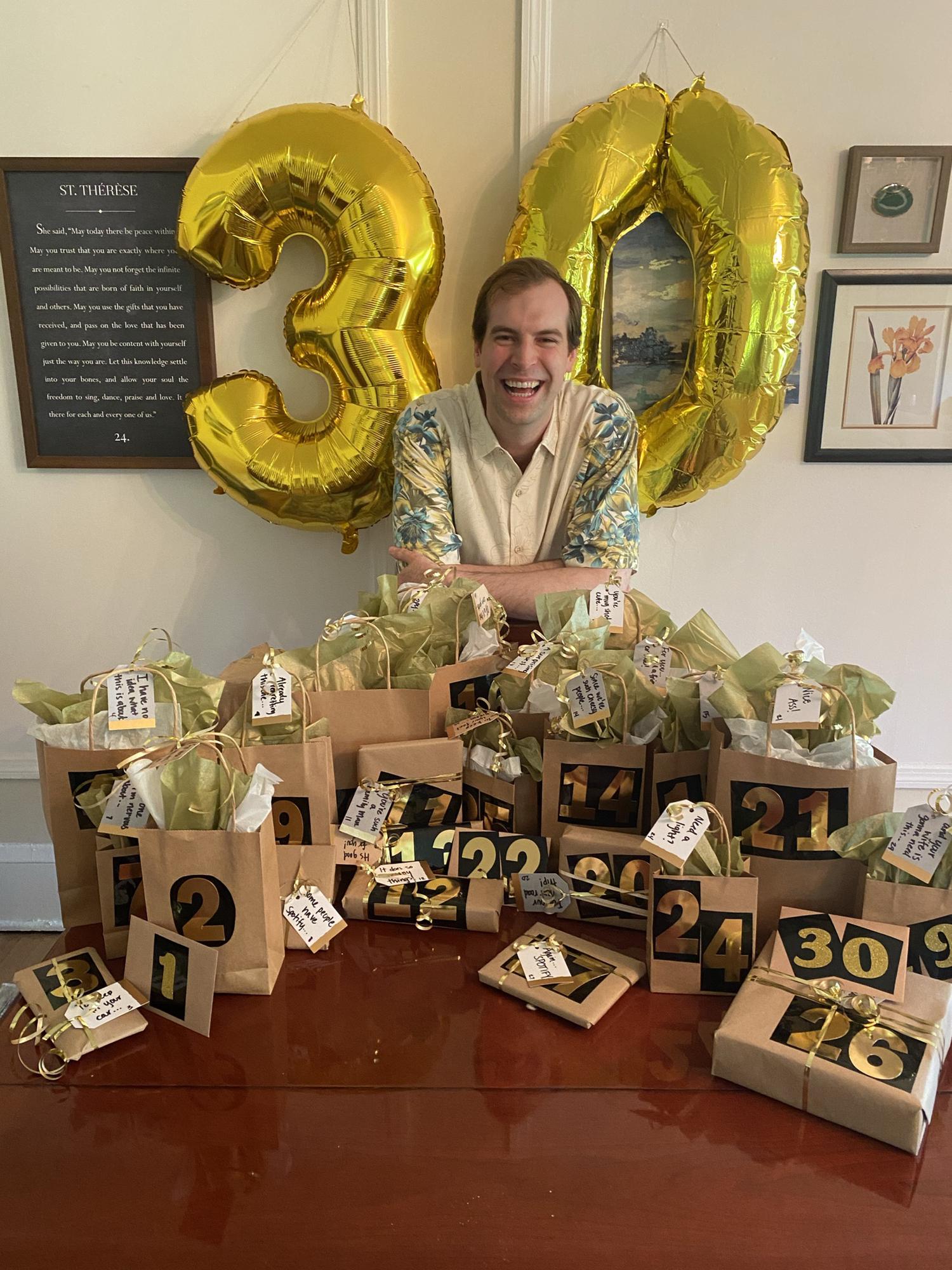 Celebrating Mark's 30th birthday!