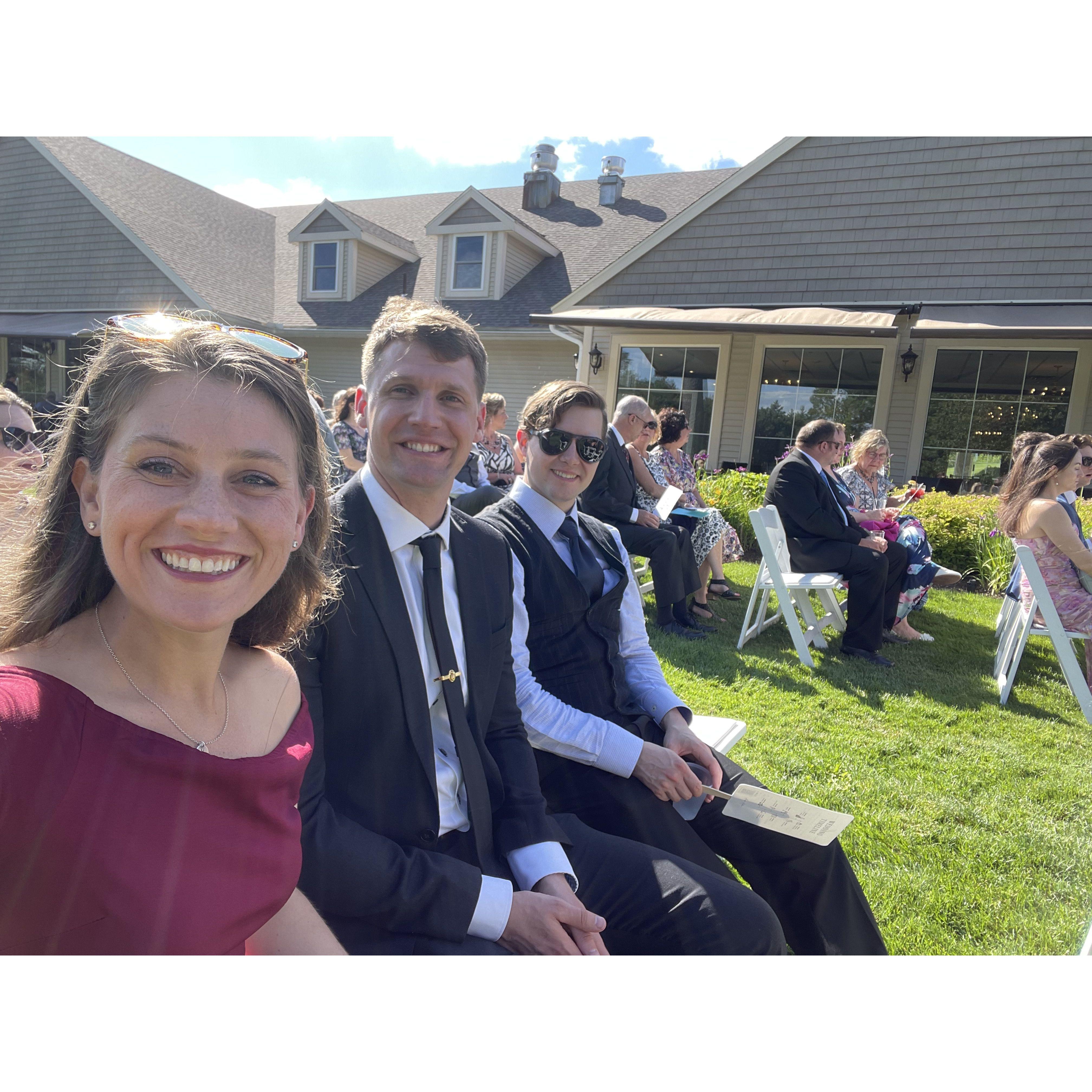 We've been so many weddings together, and now its our turn!
