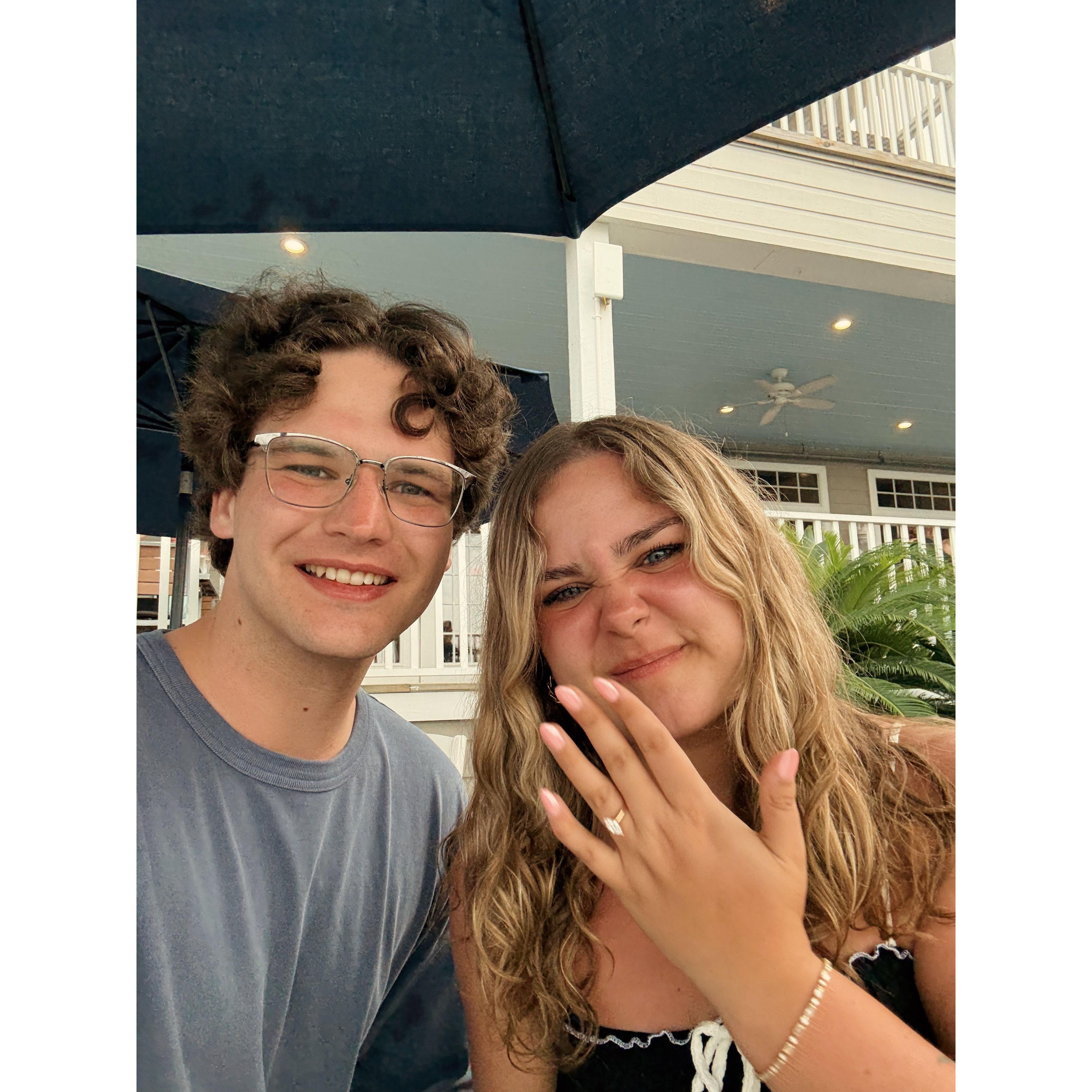 Post-engagement dinner!