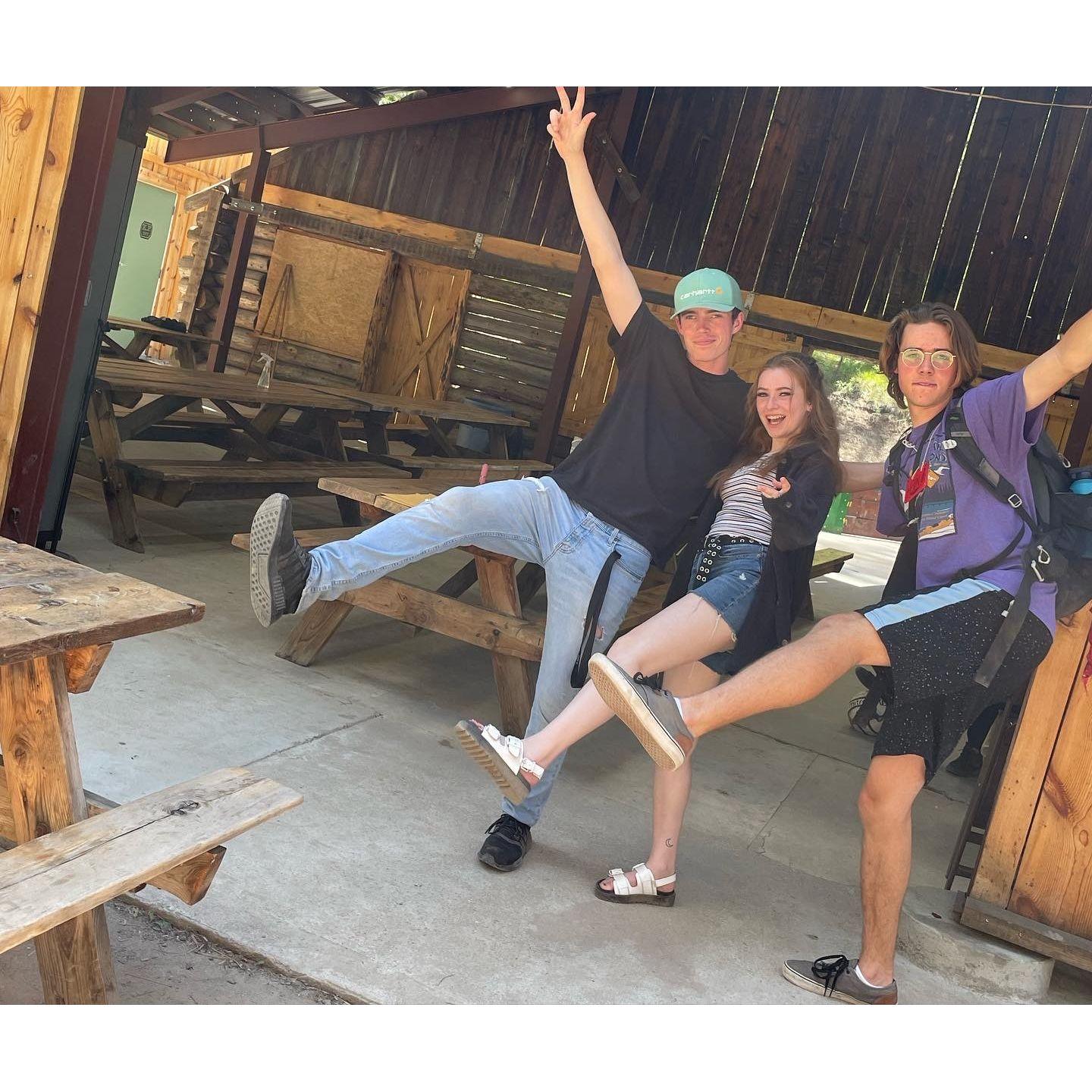 Emily could drag Damian anywhere, but camp was one of the only places he dragged her—and she’s loved it ever since. Now it’s their happy place, together.