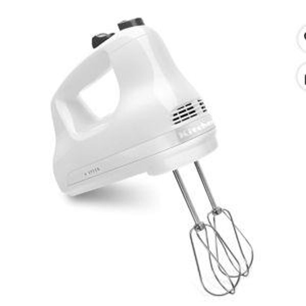 KitchenAid 5 Ultra Power Speed Hand Mixer - KHM512, White