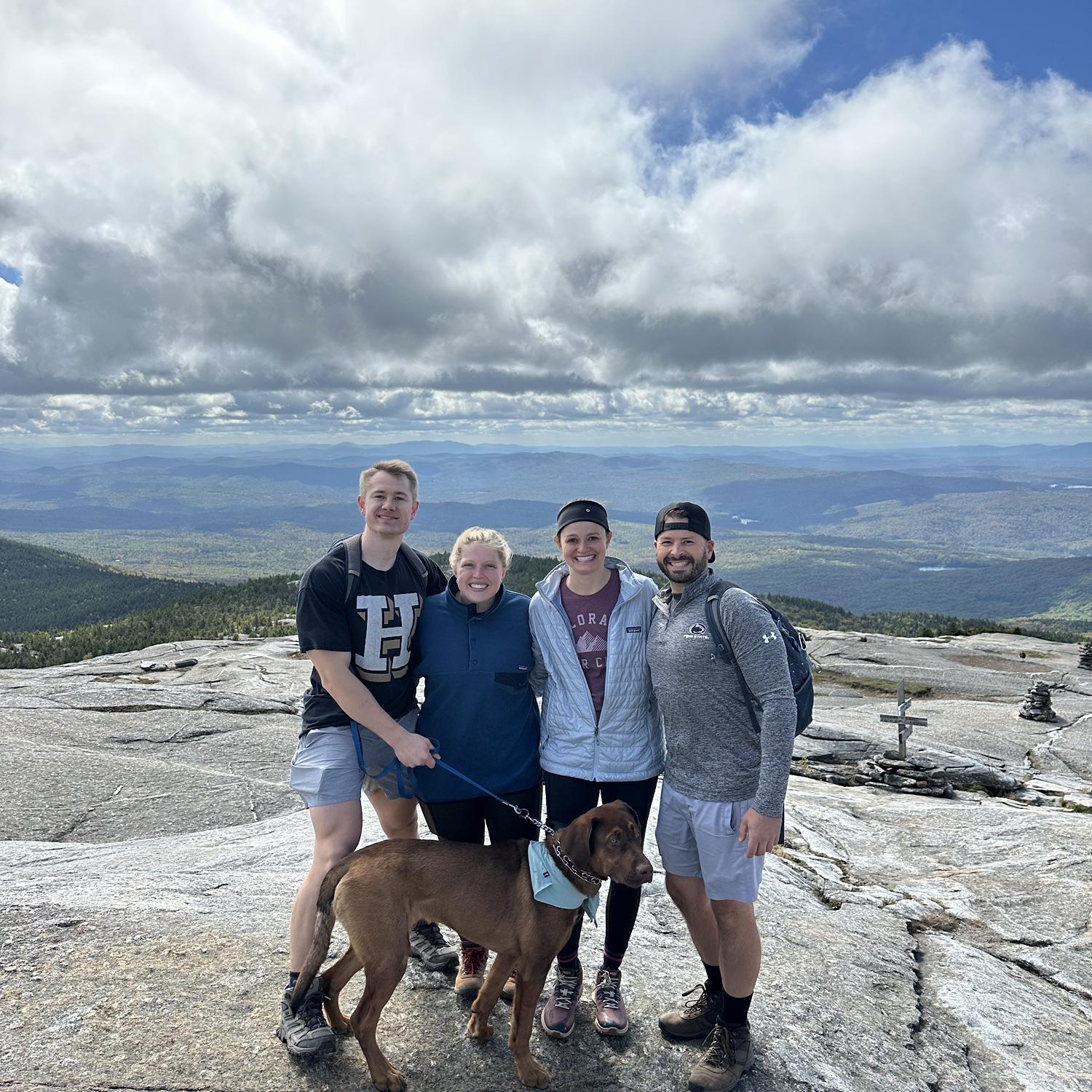 Hiking on our first trip to visit Sam, Gabe and Groot in September 2024