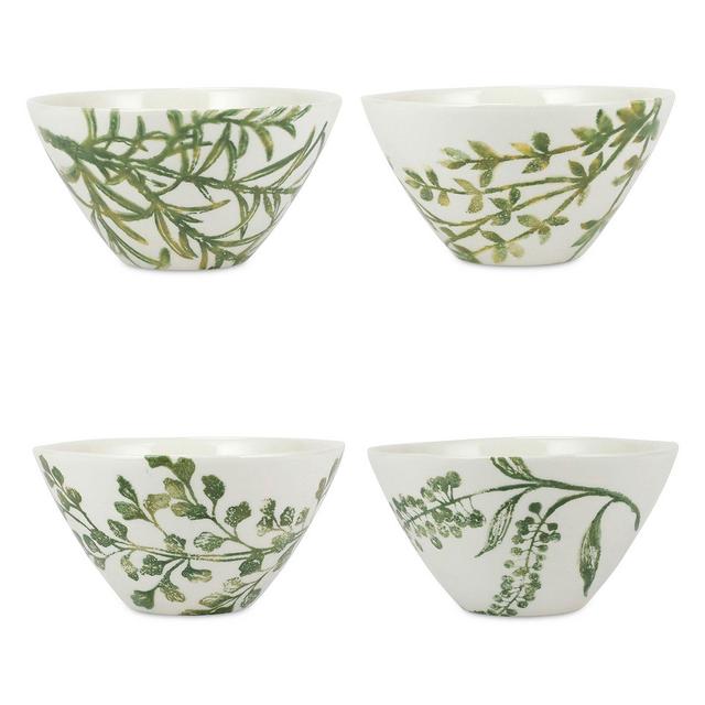 VIETRI Fauna Flora Assorted Cereal Bowls, Set of 4