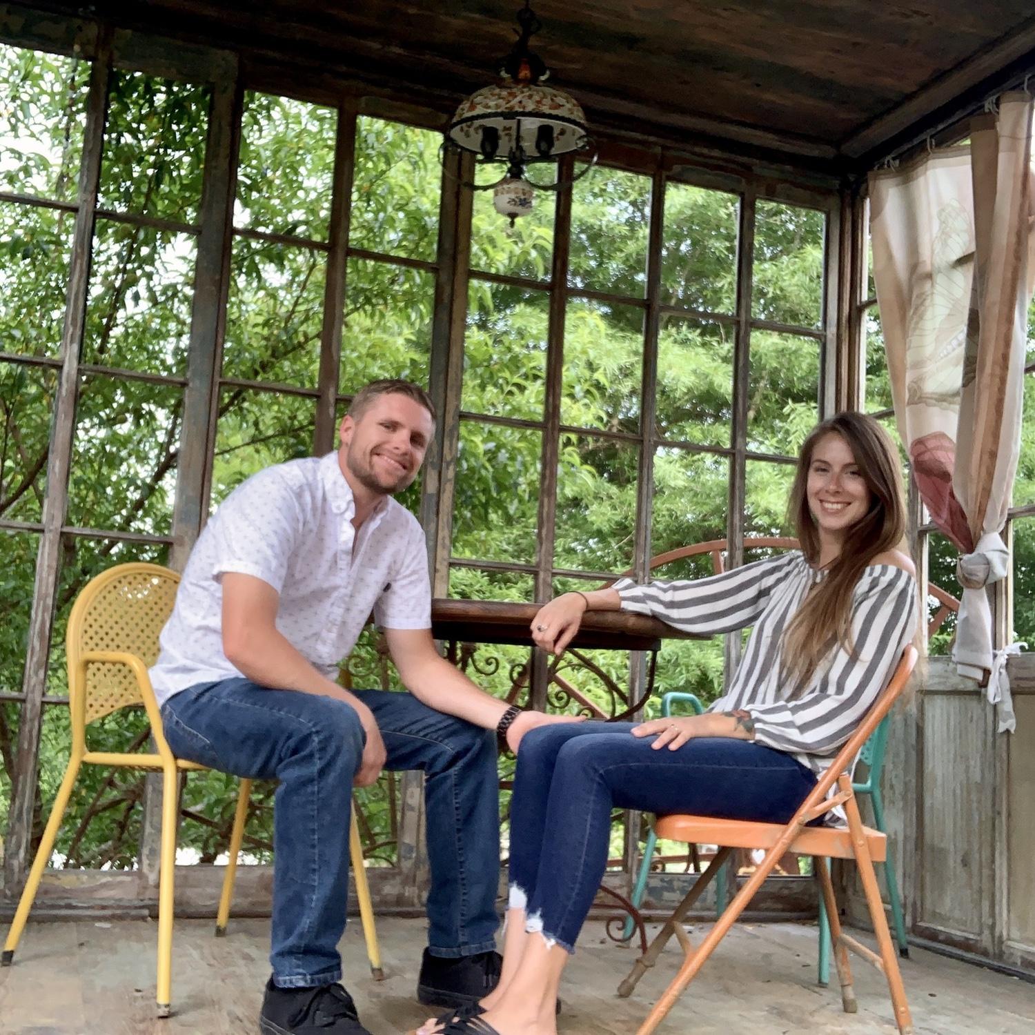 Blue ridge mountains in Asheville, NC. May 2021.