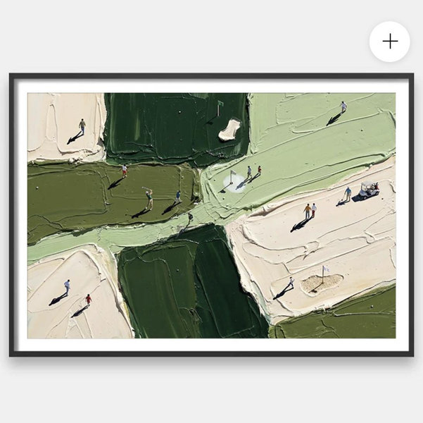 Walking the Course: 12x16 fine art print