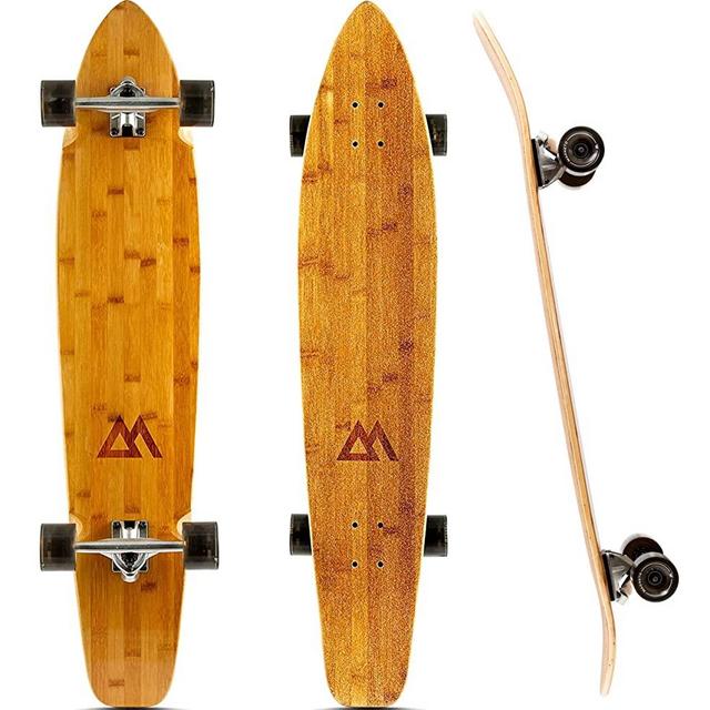 Magneto 40+ inch Kicktail Cruiser Longboard Skateboard and Pintail Long Board Skateboard for Adults - Skateboard Long Boards for Teenagers, Kids - Cruising, Carving, Dancing Longboards for Beginners