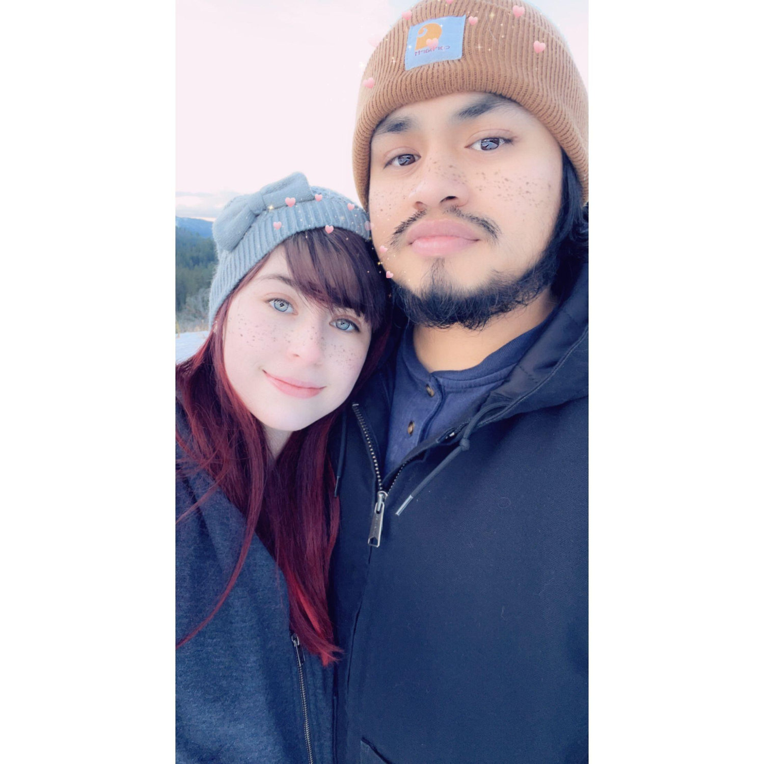 I saw there was snow like an hour from us when we lived in Santa Rosa so we decided to go! Dec 2020