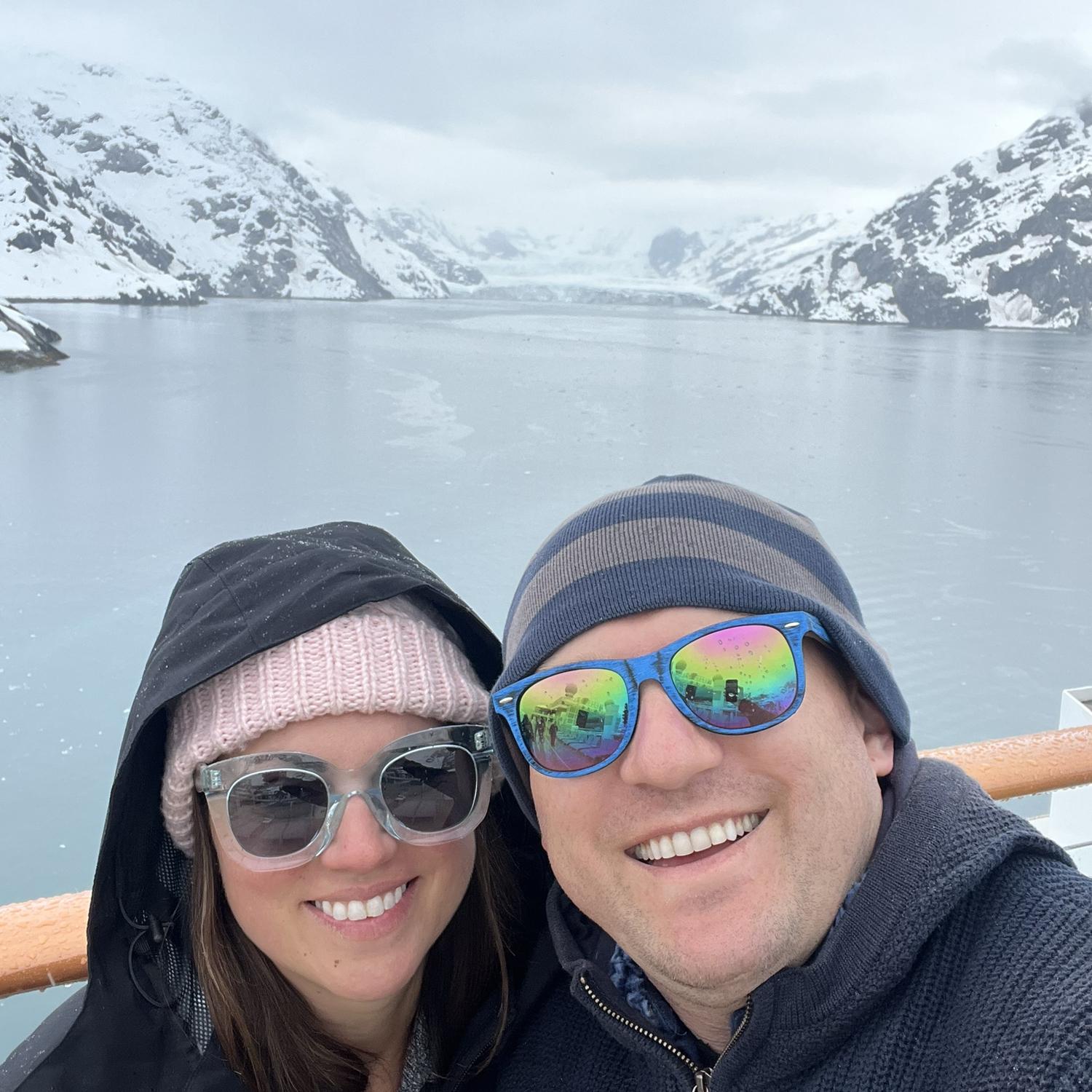 We took an Alaskan cruise for Dave’s birthday 🥳