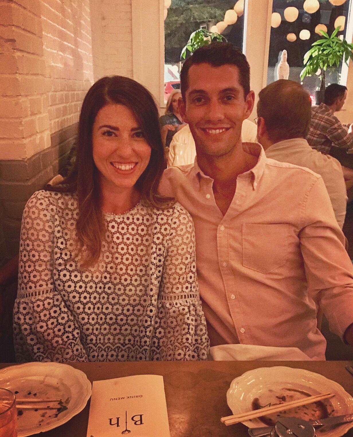 One of our very first dates :)