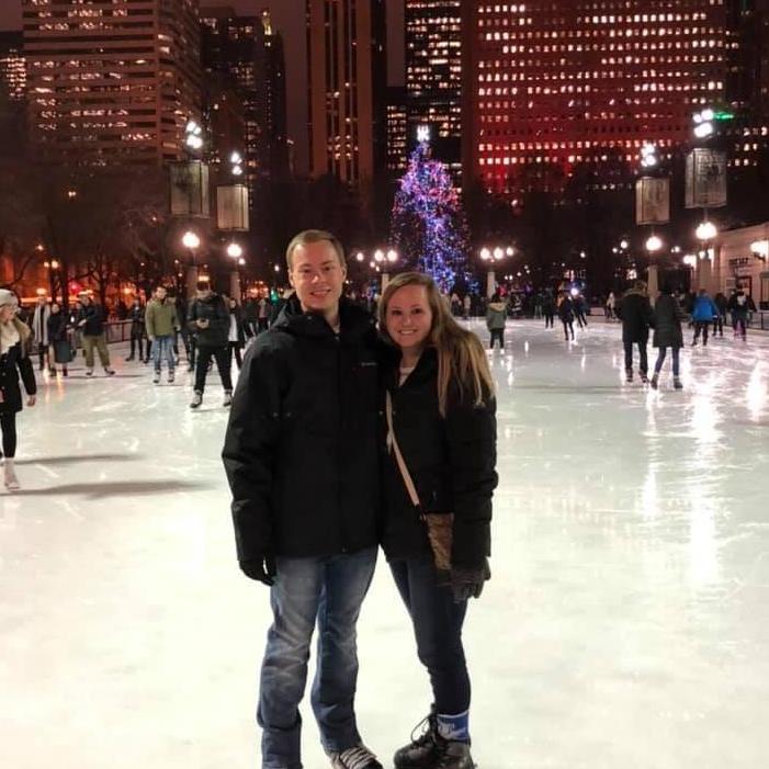December 2018; Iceskating in Chicago!
