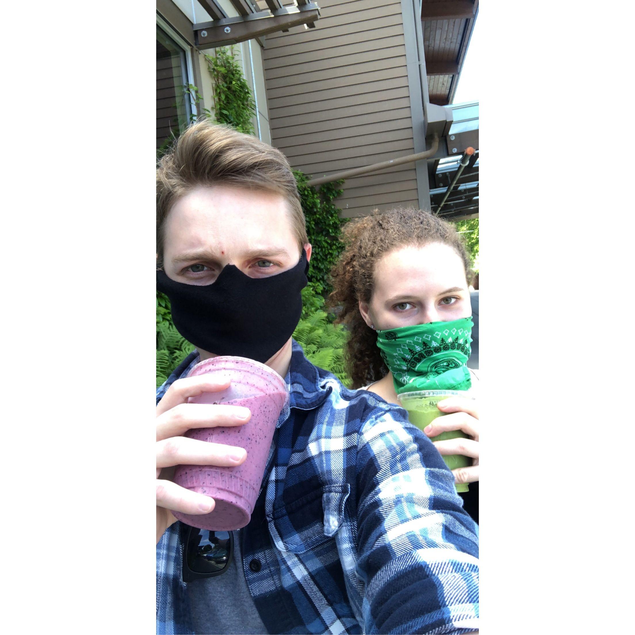 2020: Quarantining together after being together only 2.5 months - trial by fire! (Spoiler: it worked out)