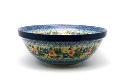 Polish Pottery Bowl - Grand Nesting (10 3/4") - Unikat Signature U3099