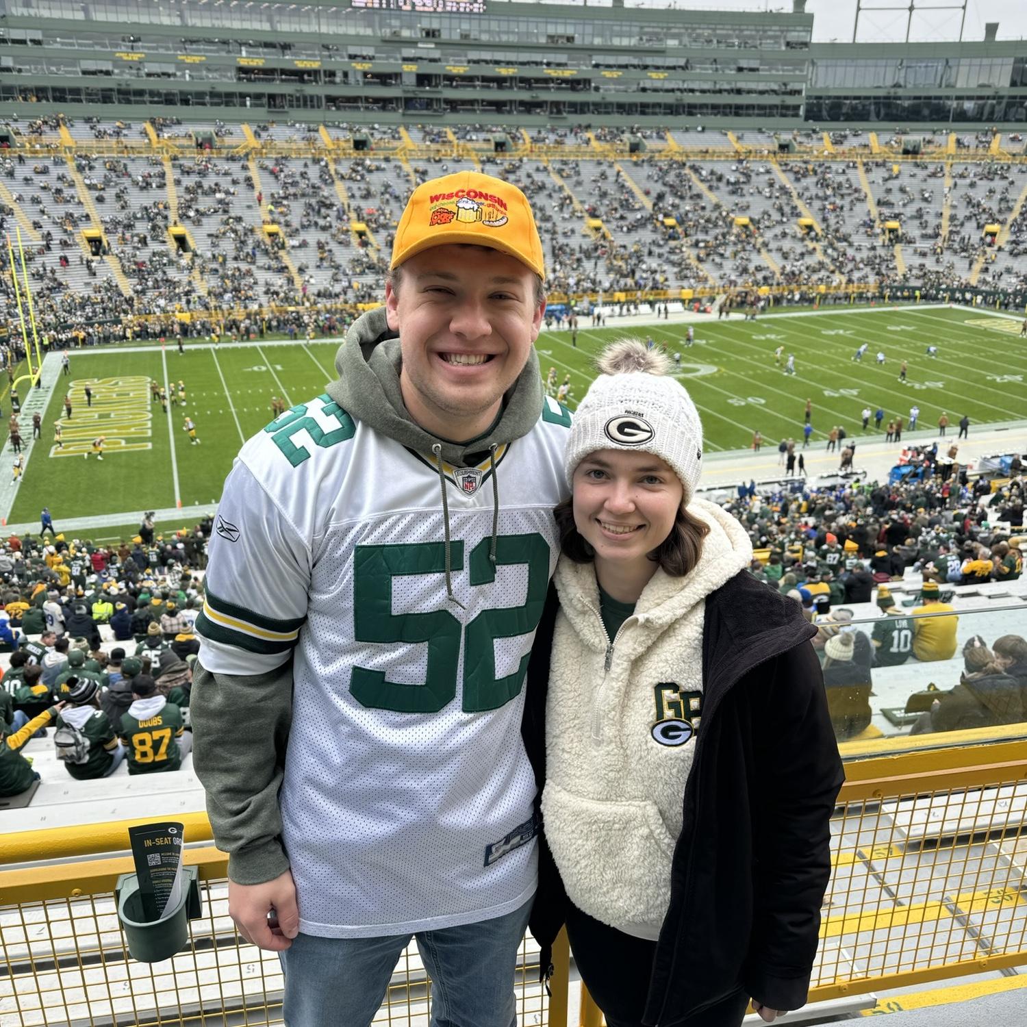 First trip to Lambeau together, 2023