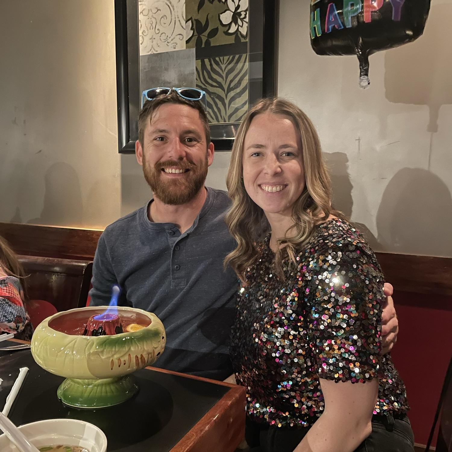 First Celebrating Jim’s Birthday Together!