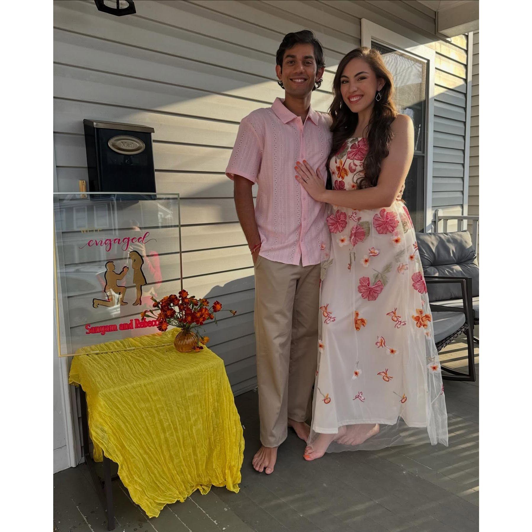 Our engagement party <3