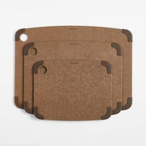 Epicurean Natural and White Non-Slip Paper Composite Cutting Board, Set of 3 + Reviews | Crate & Barrel