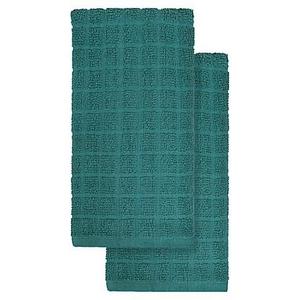 KitchenSmart Colors - KitchenSmart® Colors 2-Pack Solid Kitchen Towels in Atlantic