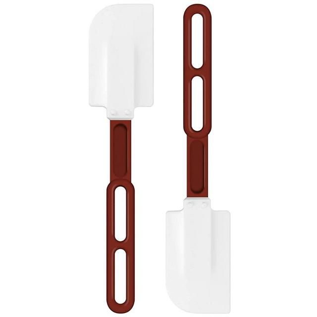 High-Temp Silicone Spatulas, Commercial Spatula 500°F Heat-Resistant Non-Stick Silicone Scraper, Set of 2 (10-Inch, NSF)