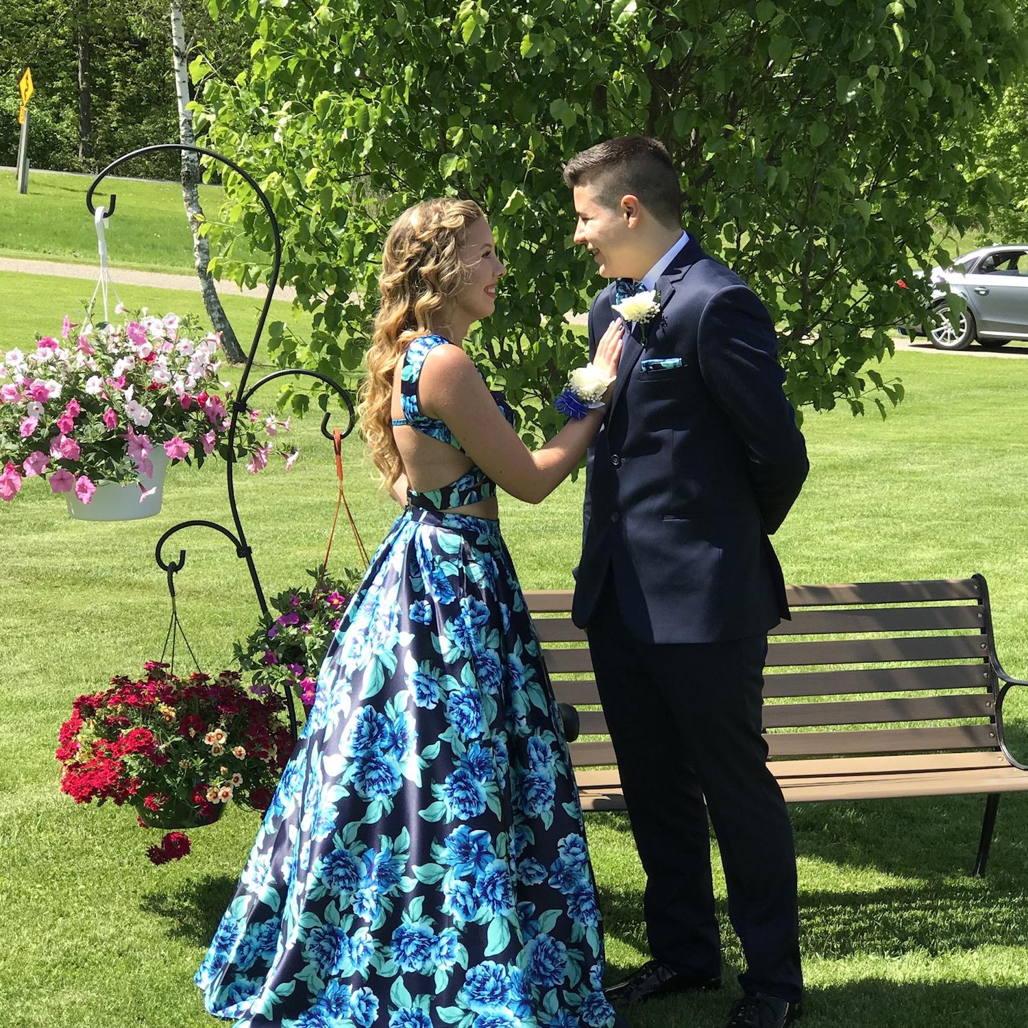 Nicole’s prom, May 2017