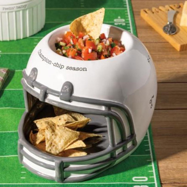 Football Helmet Chip And Dip