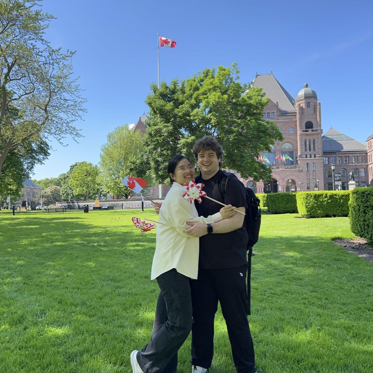 We celebrated when Anh got her Canadian citizenship in 2024.