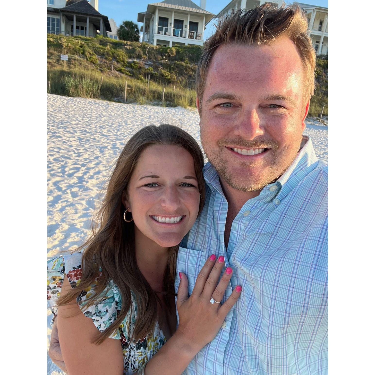 Engagement Selfie :) - Rosemary Beach, FL
