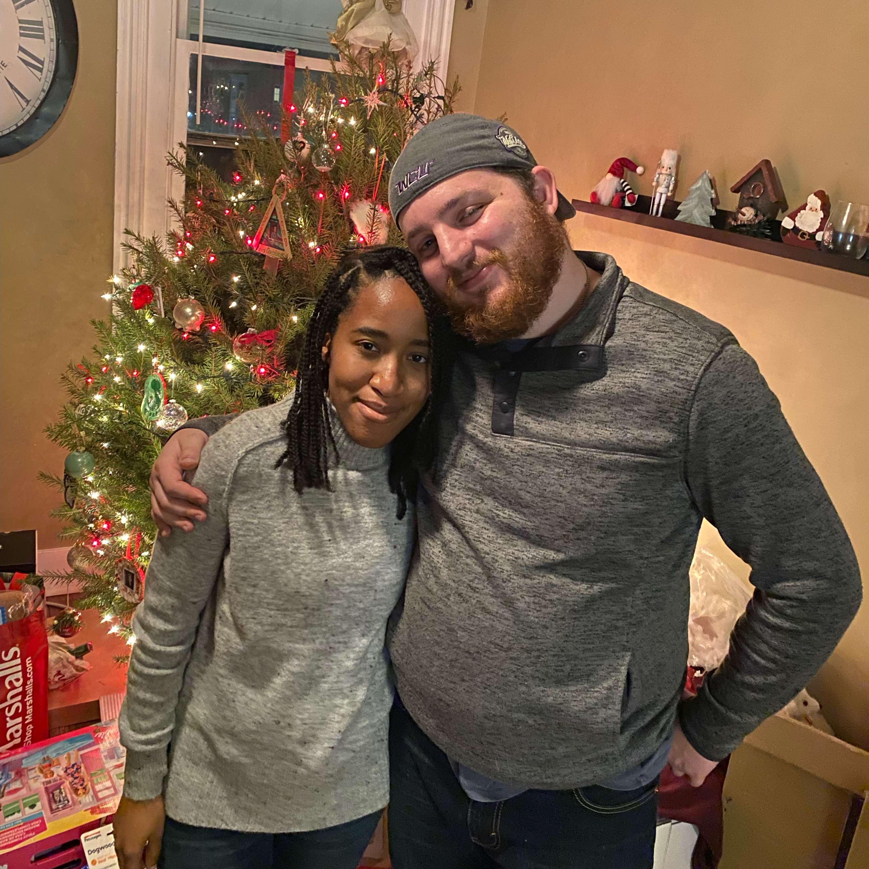 First and last Christmas being engaged.
