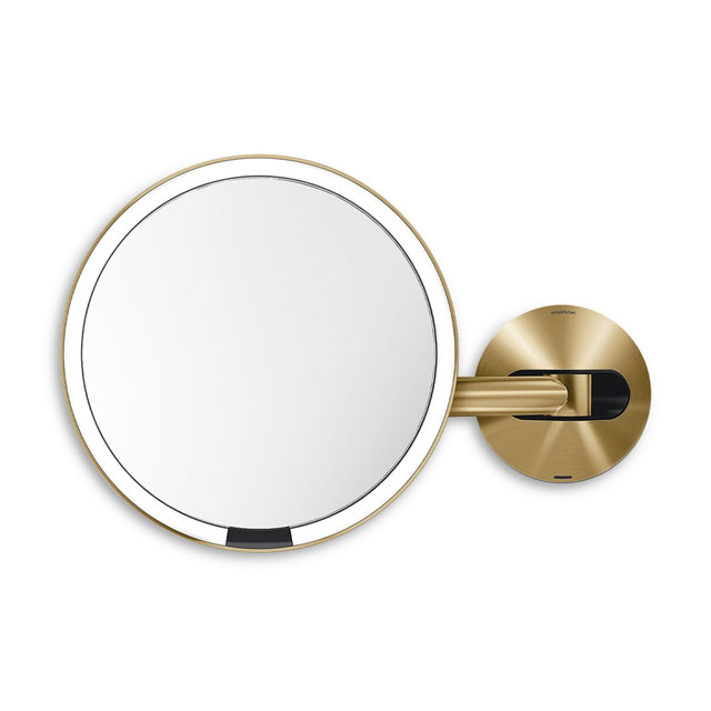 simplehuman Wall Mount Brushed Sensor Mirror