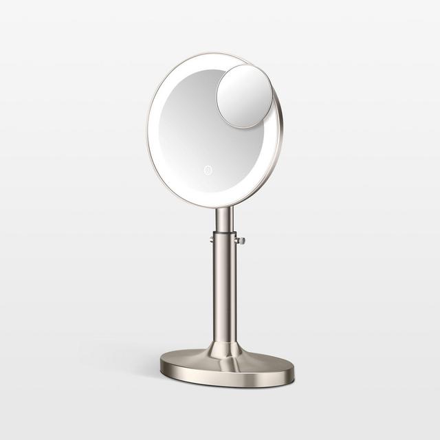 Conair Halo LED Telescope Brushed Nickel Vanity Mirror