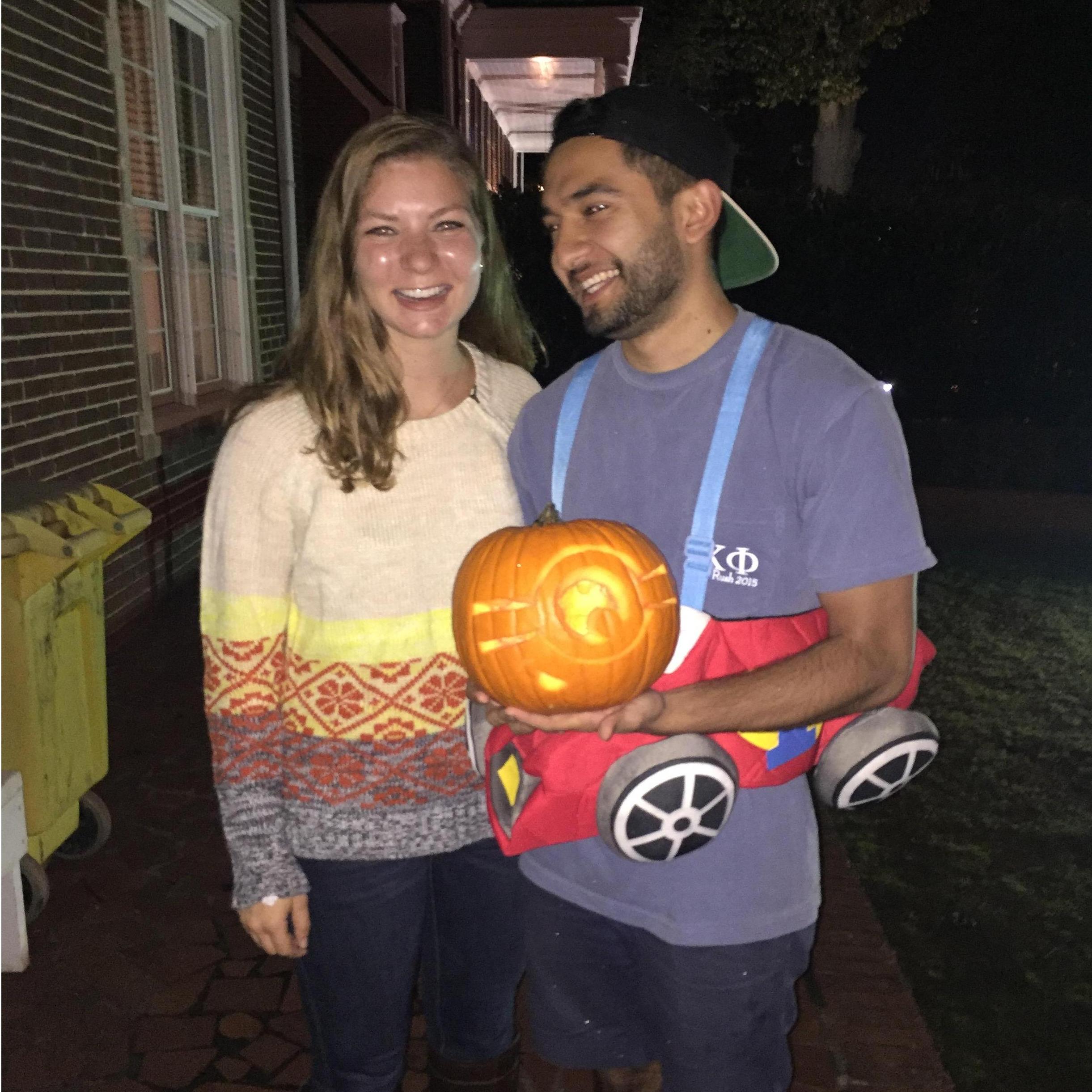 First Pumpkin carving