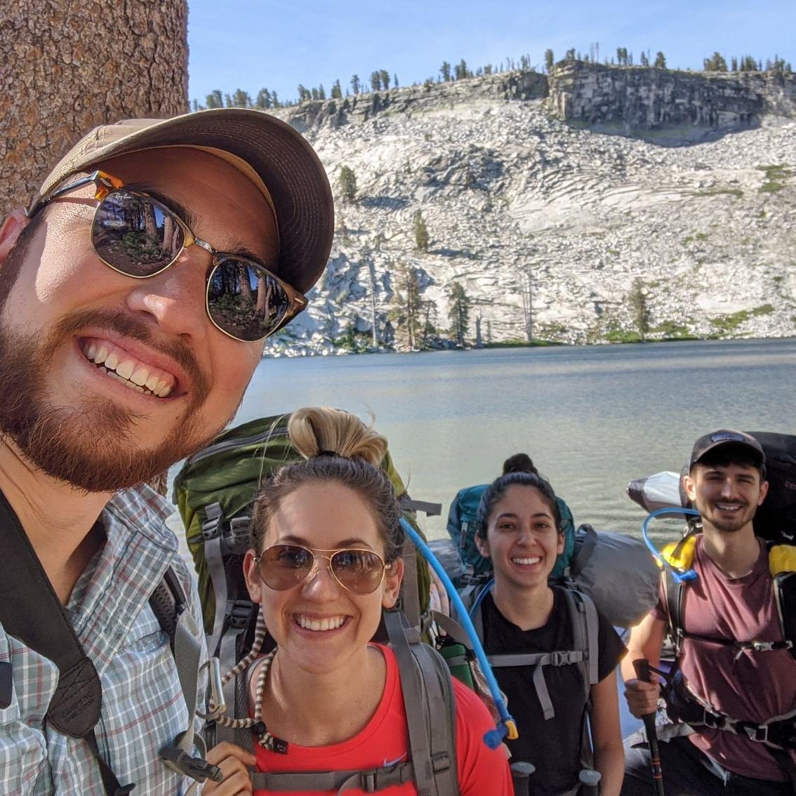 Backpacking at Ostrander Lake in Yosemite during the pandemic with Melissa and Luke.