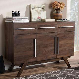 Wood 3-Drawer Sideboard