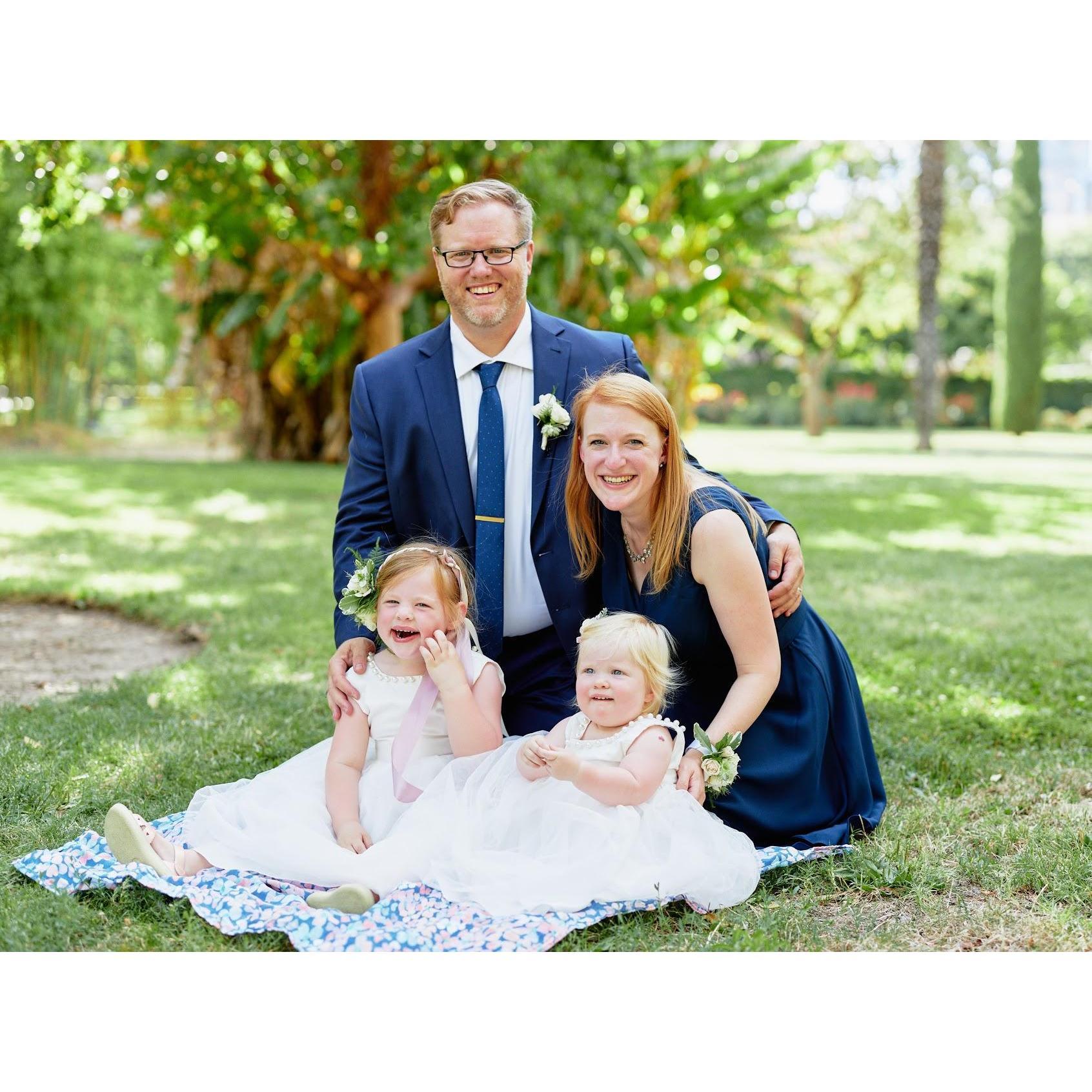 Steve's sister Sara and her family, Gregg, May and Quinn