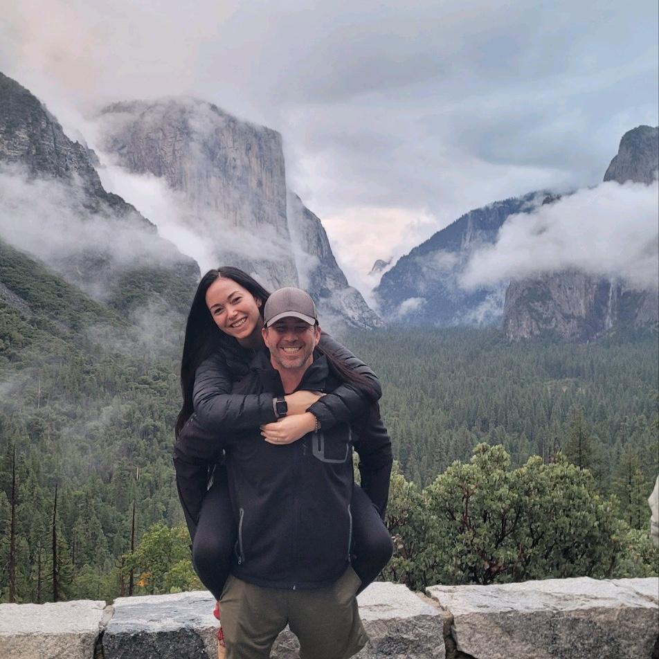 When we hiked Half Dome at Yosemite National Park
