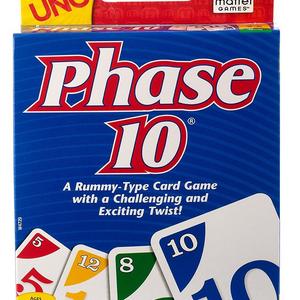 7 - 11 years - Phase 10 Card Game Styles May Vary