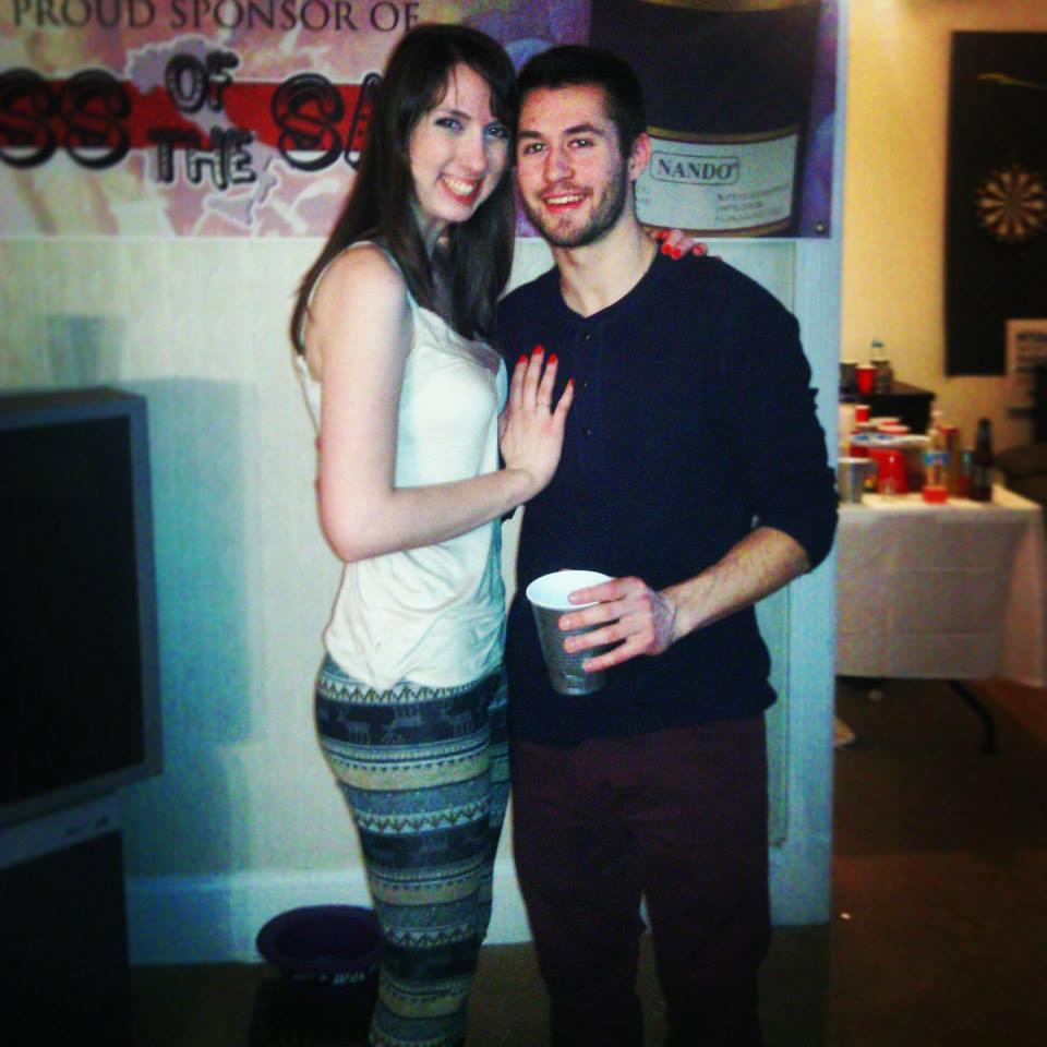 Our first New Year's Eve, 2014