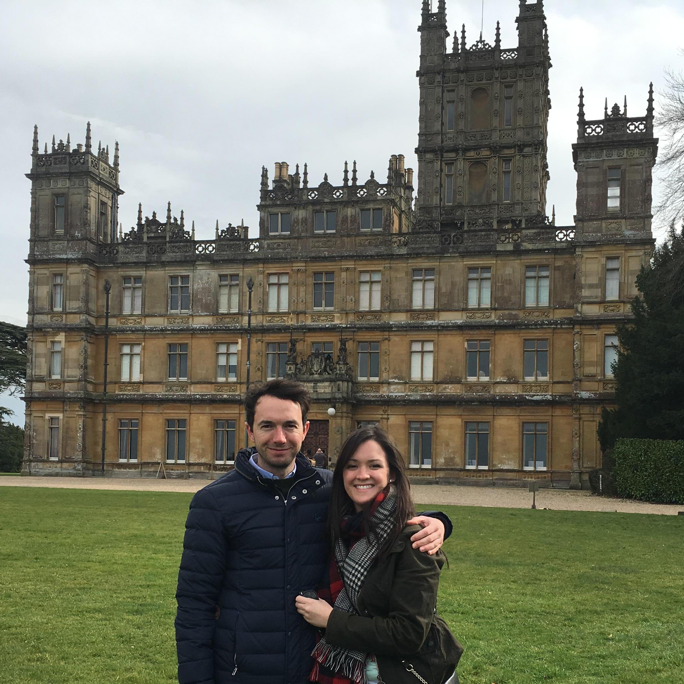 After this trip to Highclere, Martin never has to buy Kari a present again.