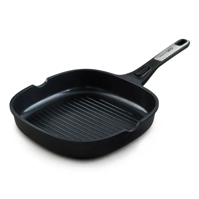 BergHOFF Phantom Non-stick Recycled Cast Aluminum Grill Pan 10.25"
