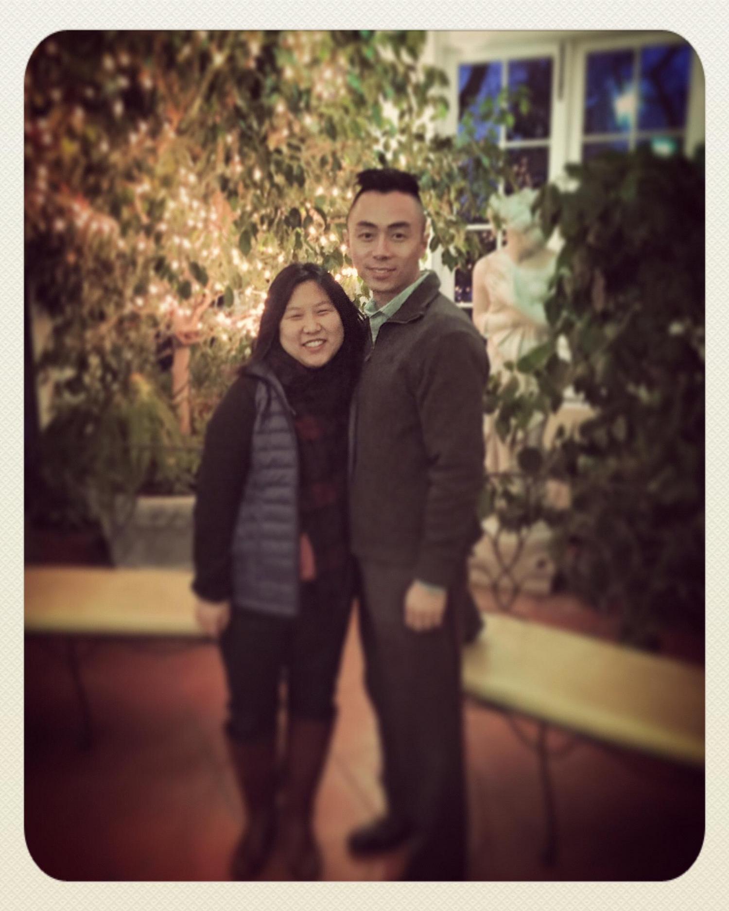 Our first Valentine's Day date.