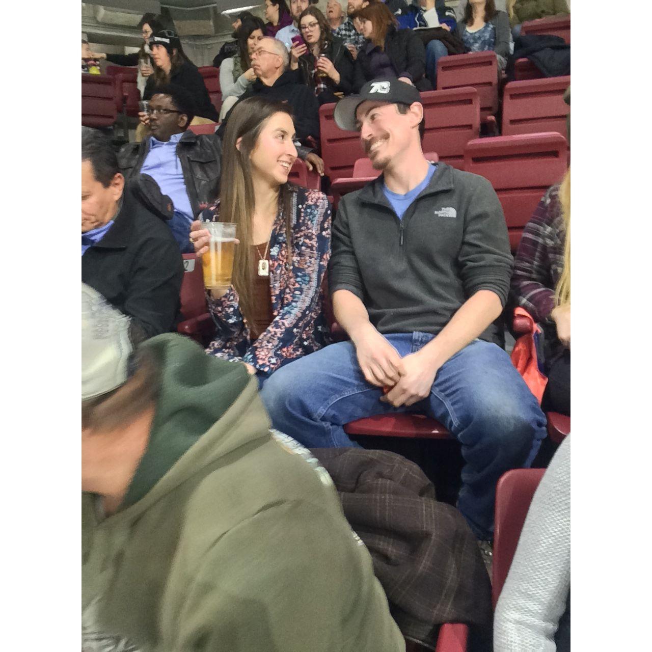 A sweet moment at a steelheads game (Boise's minor league hockey team)