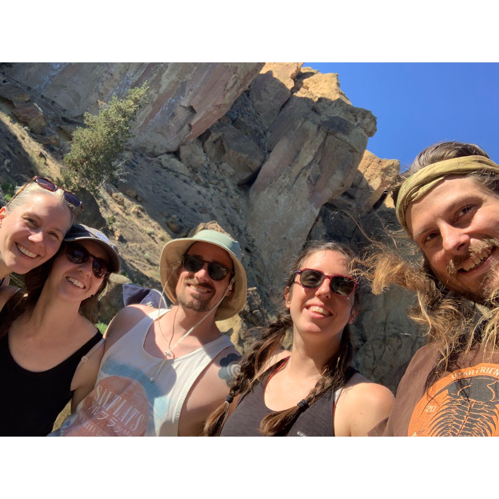 Climbing trip to Smith Rock with our Friends Tia, Sarah, and Alex