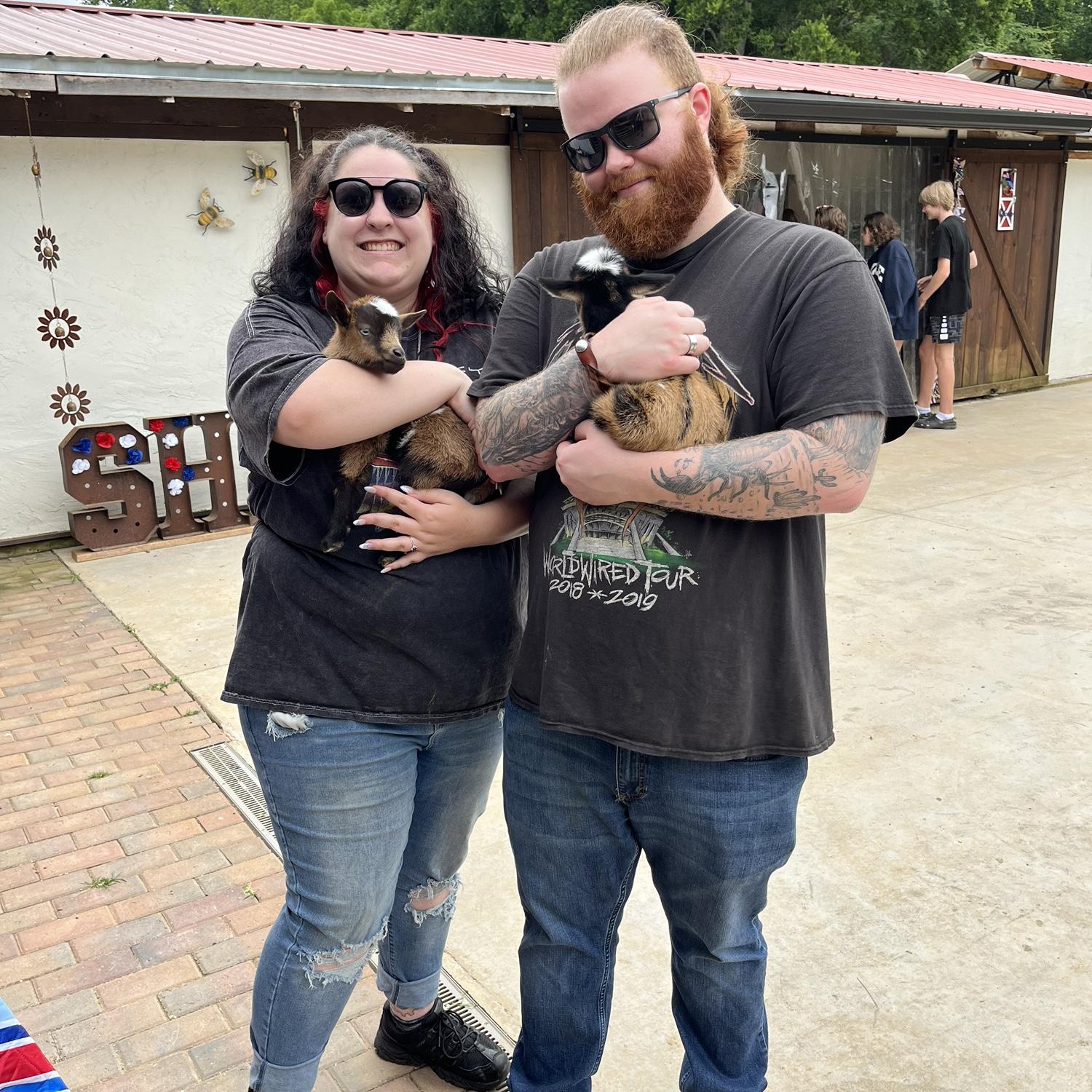 Spring Haven baby goat farm! Such a fun date