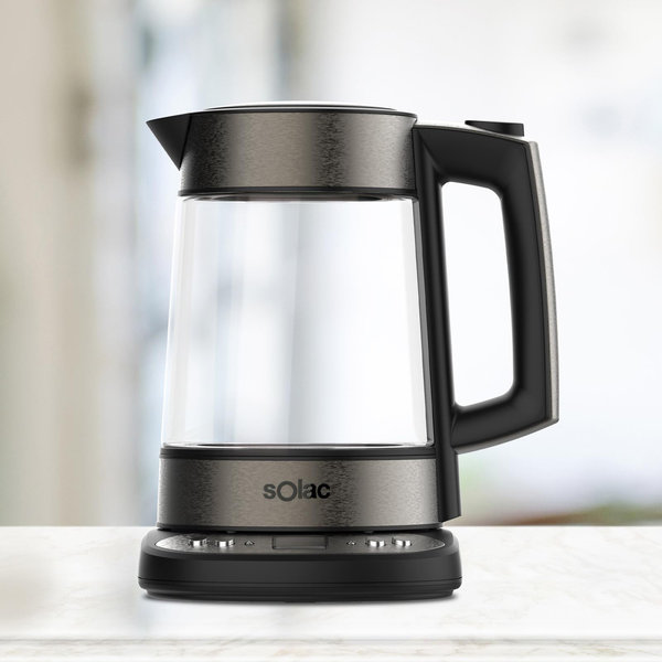 SOLAC, Aroa Premium Adjustable Temperature Cordless Kettle | Zola