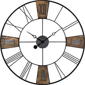 FirsTime® Reclaimed Plaques Wall Clock in Black/Wood
