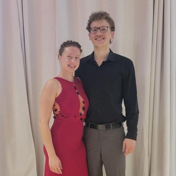 Our first dance performance together