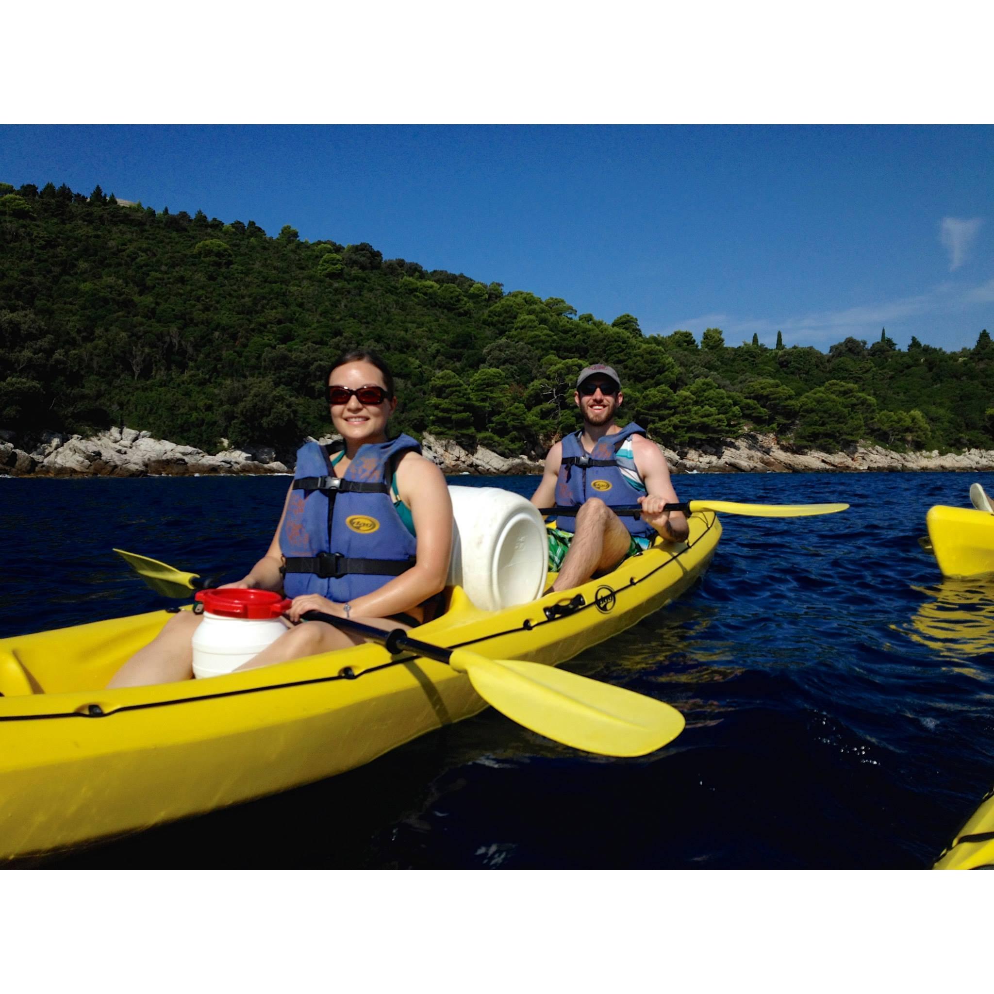 Kayaking in Dubrovnik, Croatia