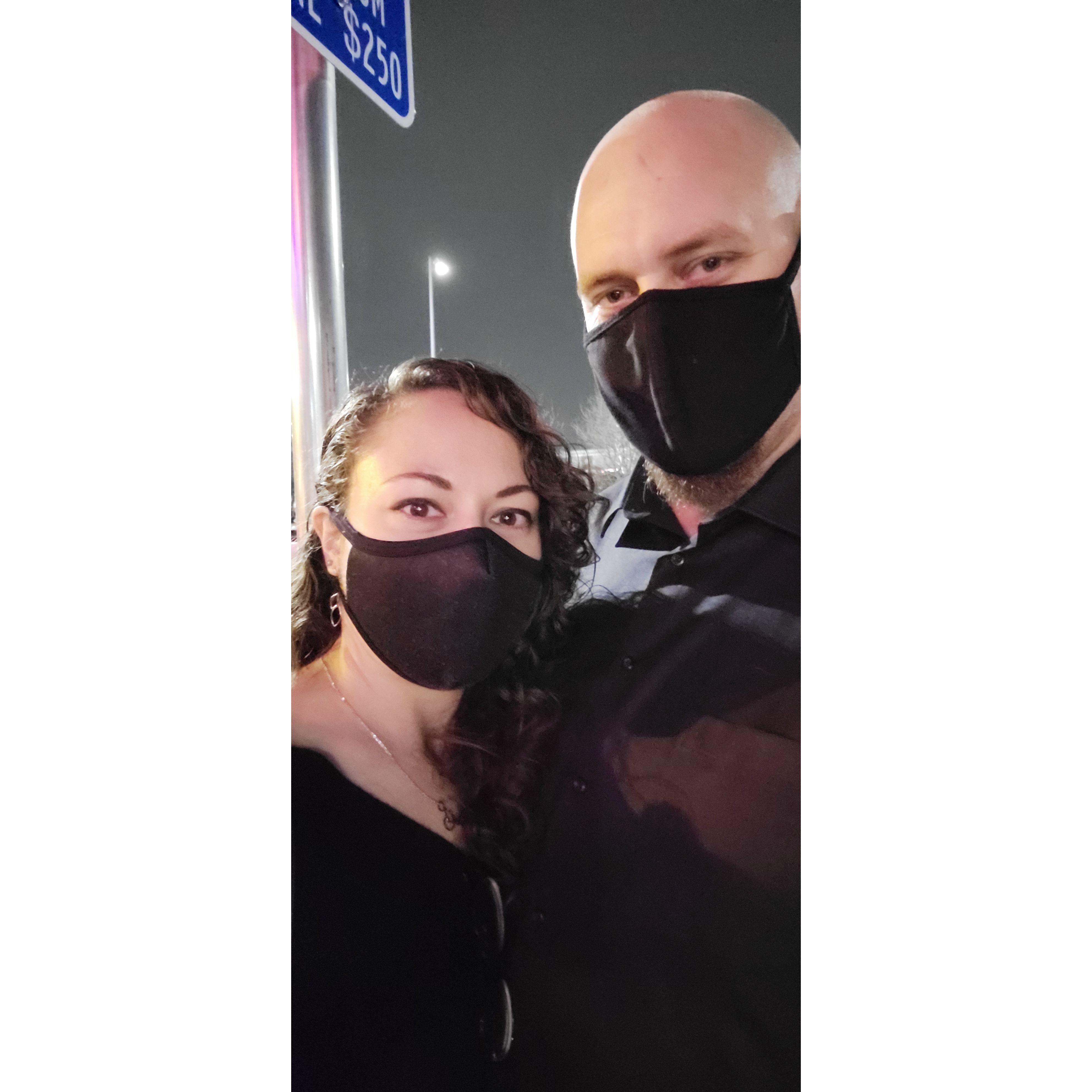 Our first Valentine's Day, February 2021