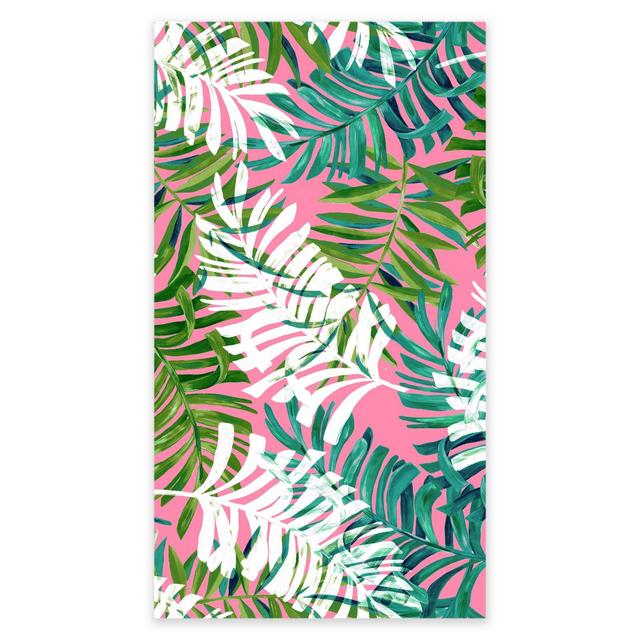 Destination Summer Tropical Leaves Beach Towel