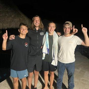 Brayden and Aiden had long hair!